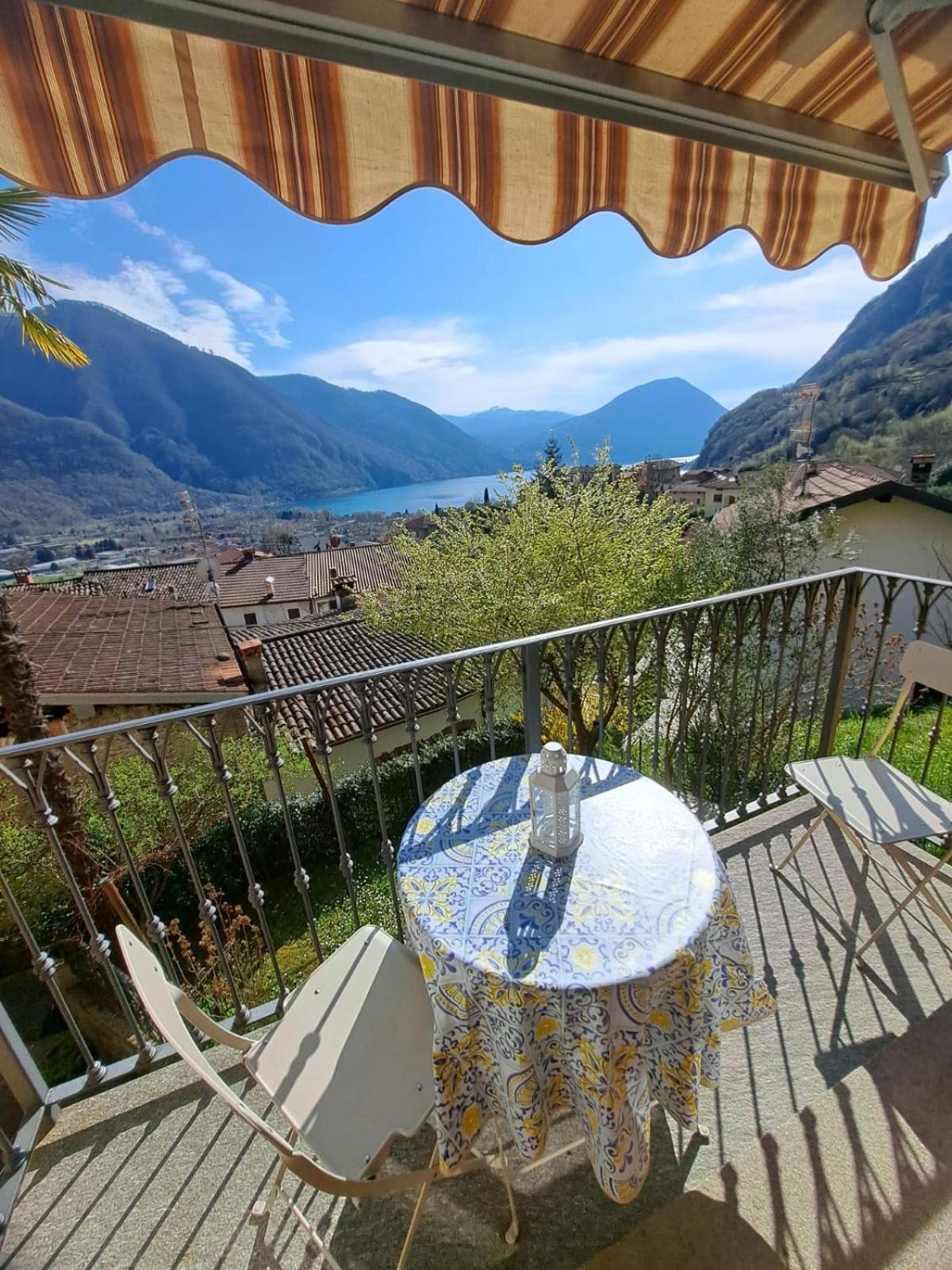 Casa Vista Lago E Giardino Porlezza Zewnętrze zdjęcie